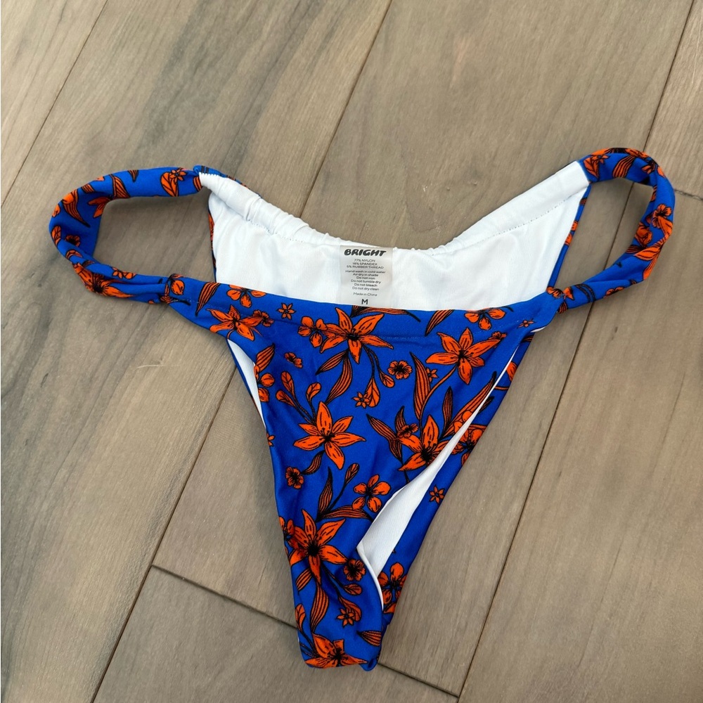 Floral Bright Swimwear Bikini Bottom
